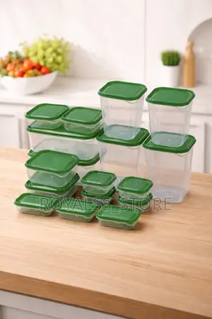 16pcs Food Storage Containers Kitchen Organizer Set