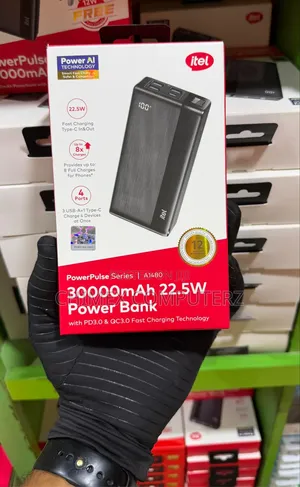 Itel 30000mah A1480 22.5w Fast Charging Power Bank