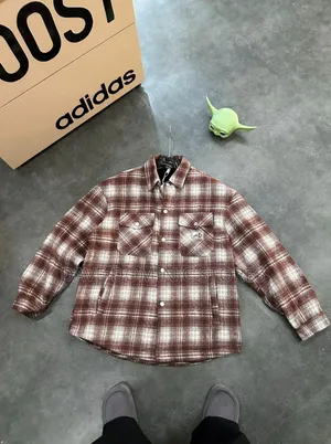 New Stock Thick Flannel Checkers Shirt Available in Store