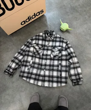 New Stock Thick Flannel Checkers Shirt Available in Store