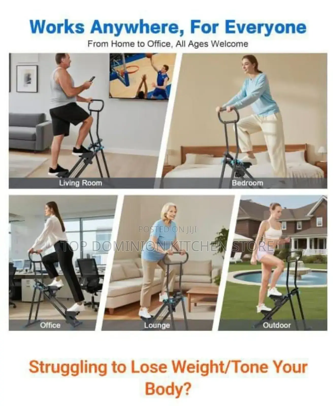 Home Climbing Machine Stepper Stair Climber