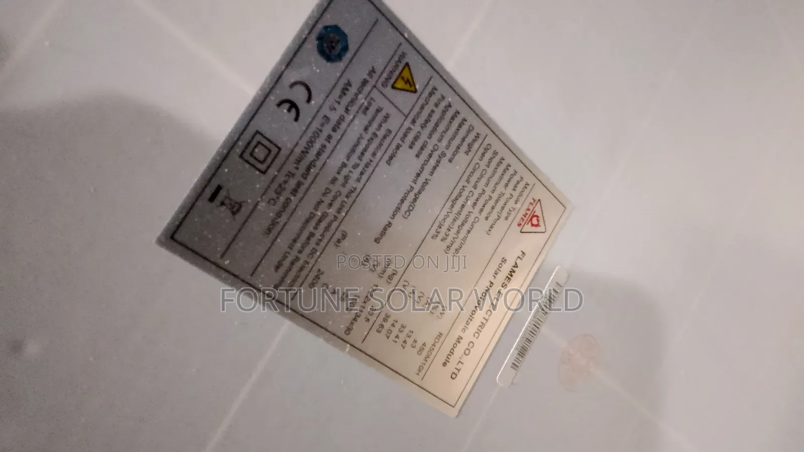 450watt Flame Solar Panel