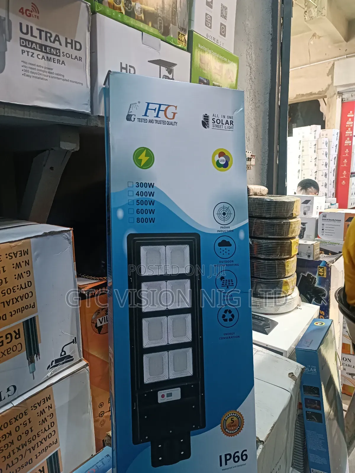 800watts FFG All in One Solar Street Light