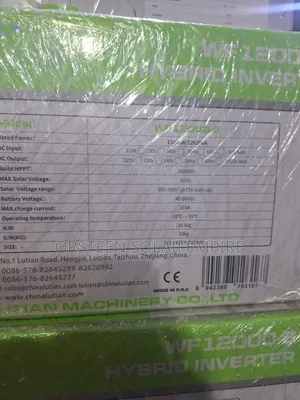 12kva Lutian Hybrid Inverter