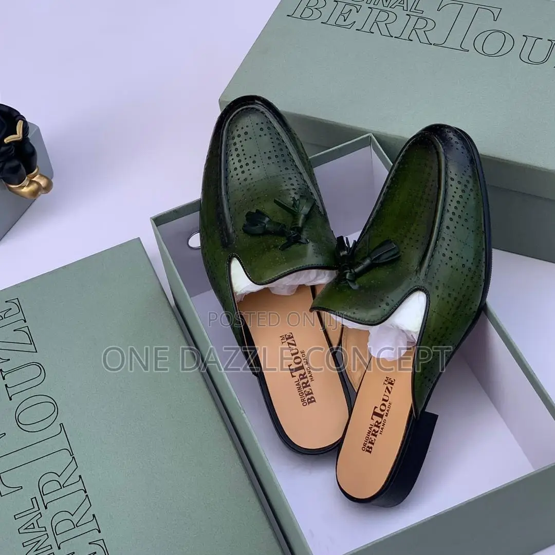Men Leather Half Shoe
