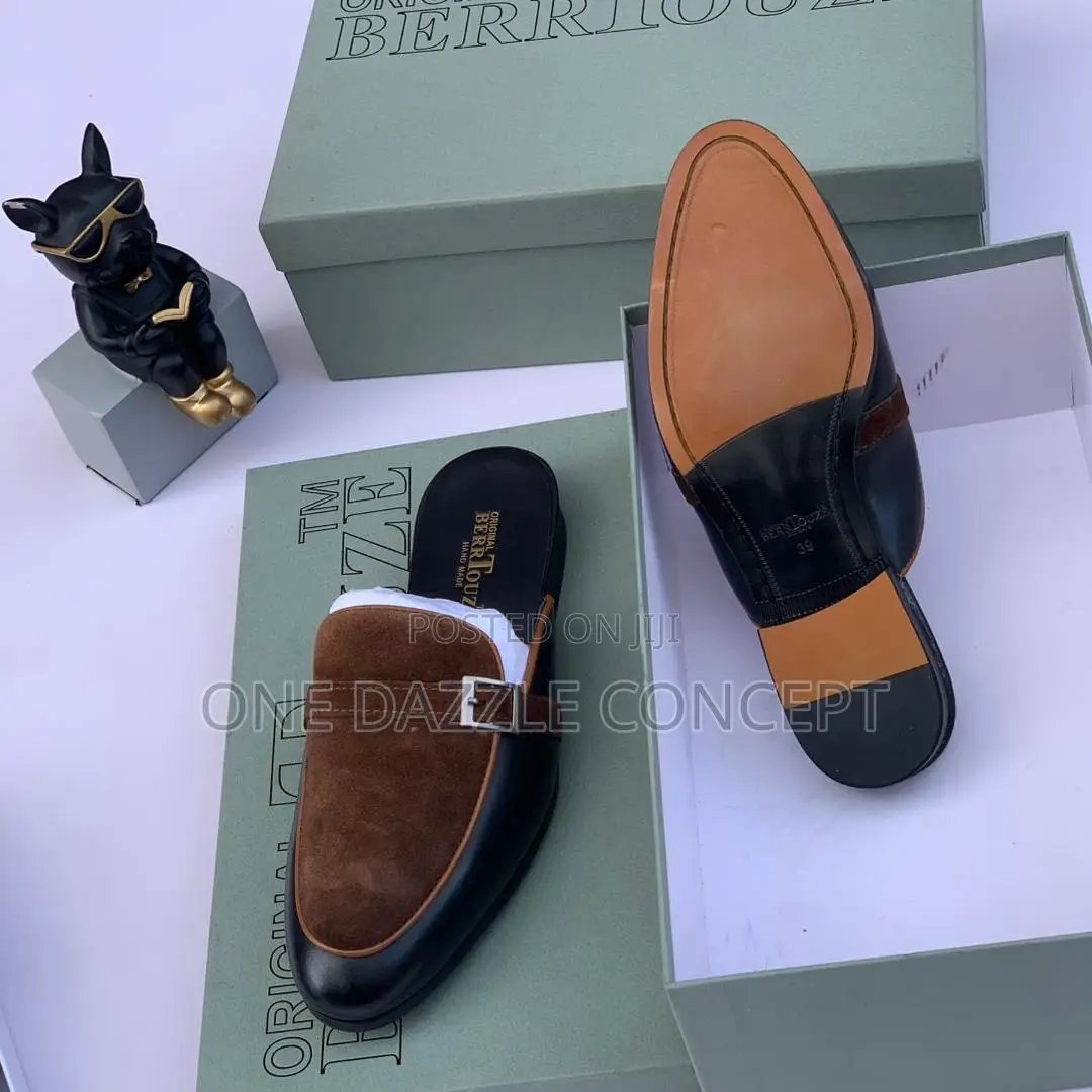 Men Leather Half Shoe