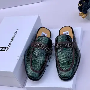 Men Leather Half Shoe