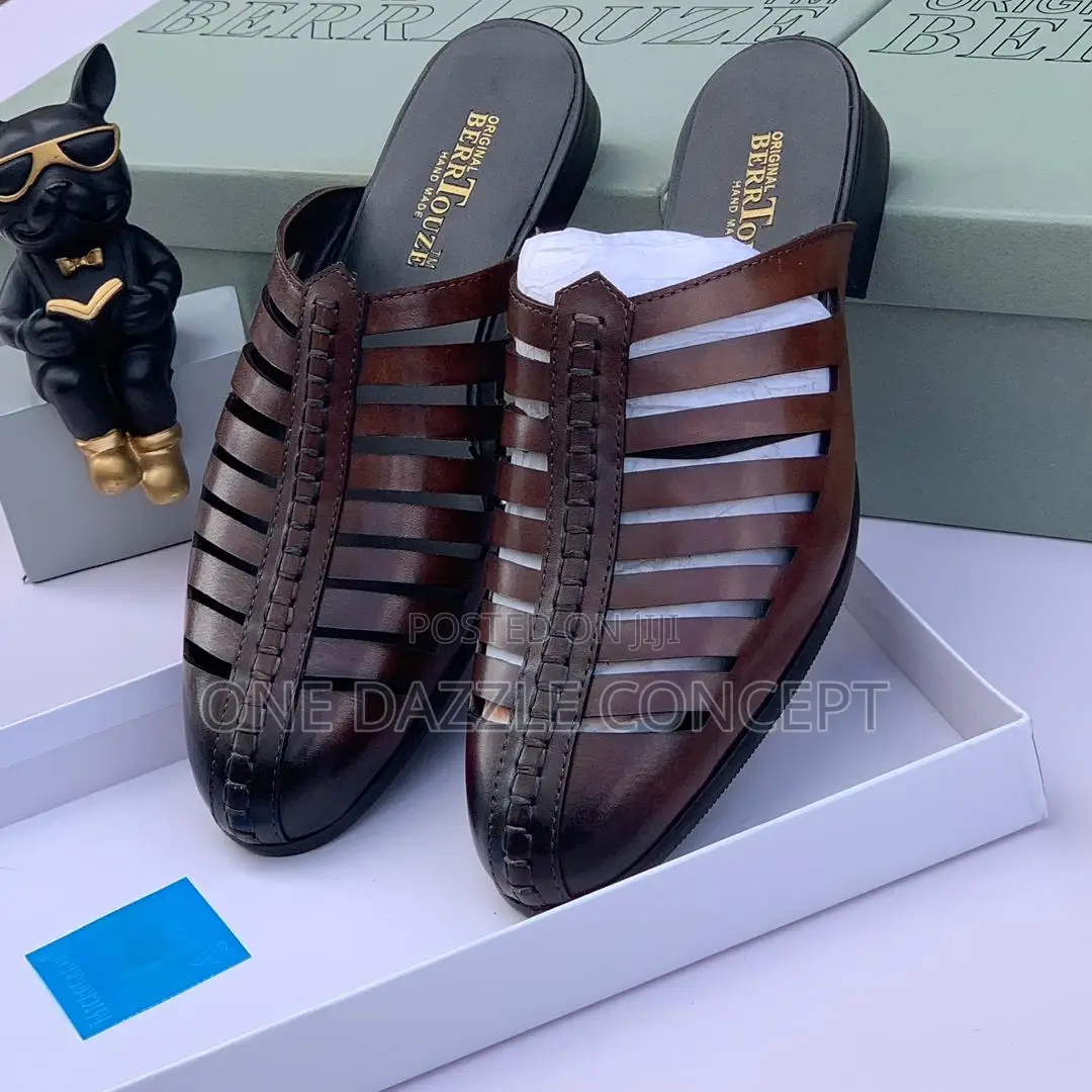 Men Leather Half Shoe