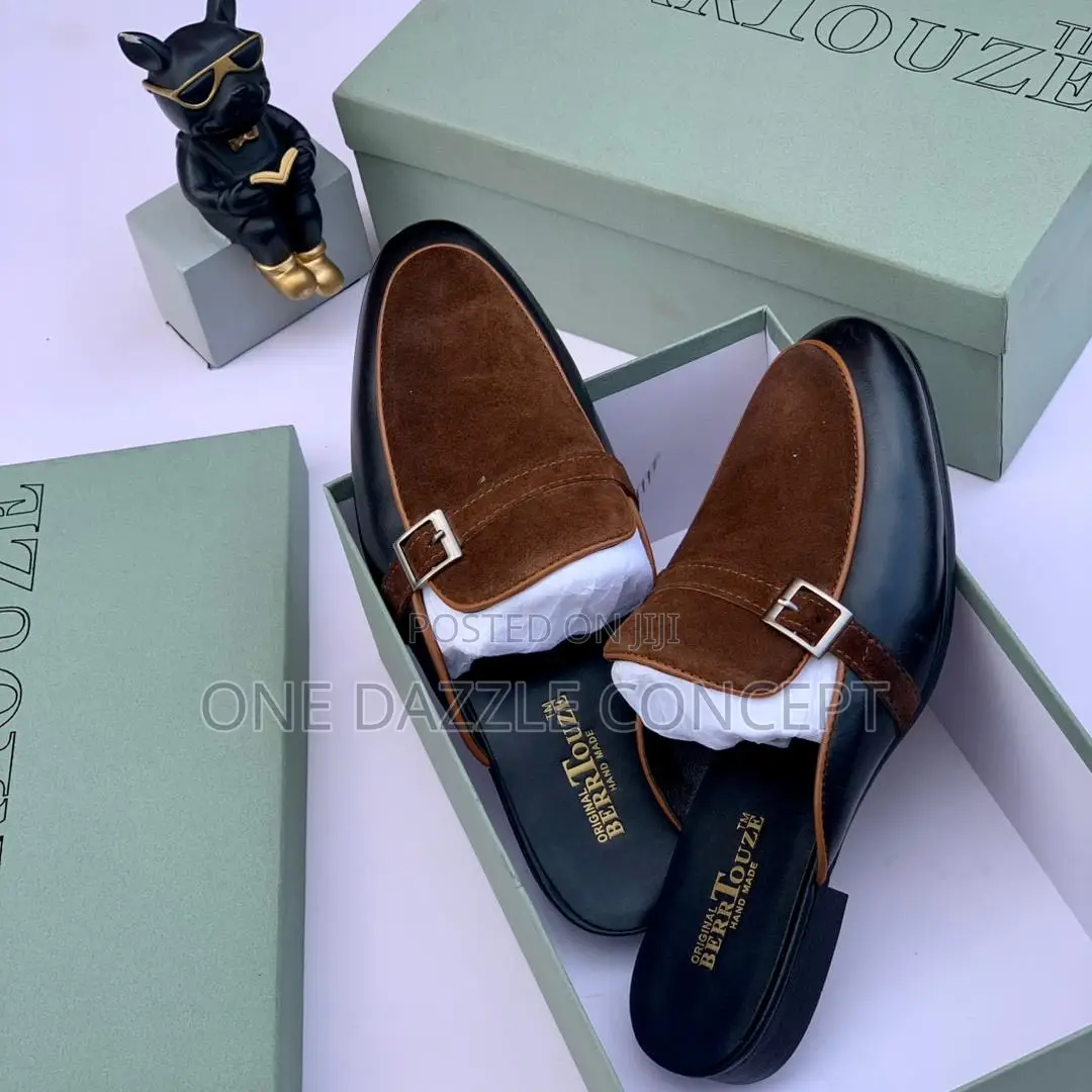 Men Leather Half Shoe