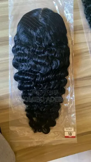 Human Hair Blend Wigs