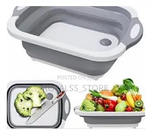 Multifunction Collapsible Chopping Board – Foldable Kitchen Basket