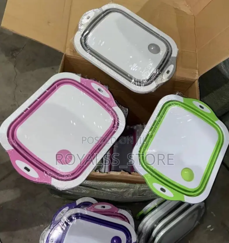 Multifunction Collapsible Chopping Board – Foldable Kitchen Basket