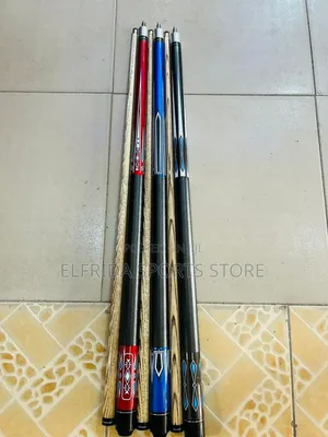 Flower Design Snooker Stick 10mm Tip – Professional Cue Stick