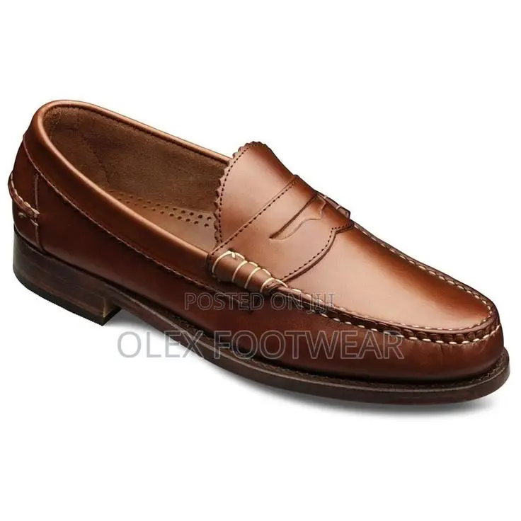 Blank And Blue Loafers