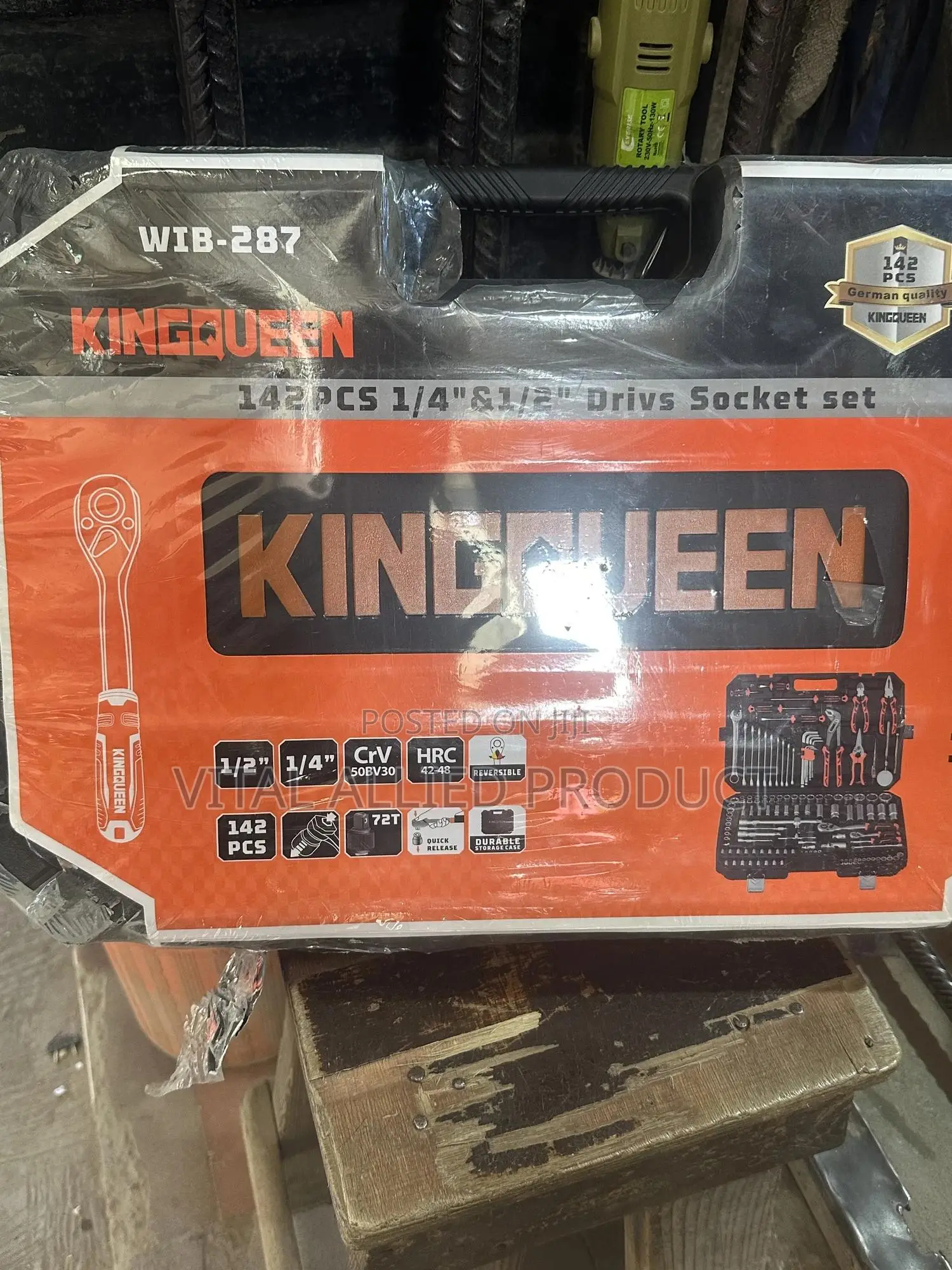 142 PCS of Industrial Socket See With Tools