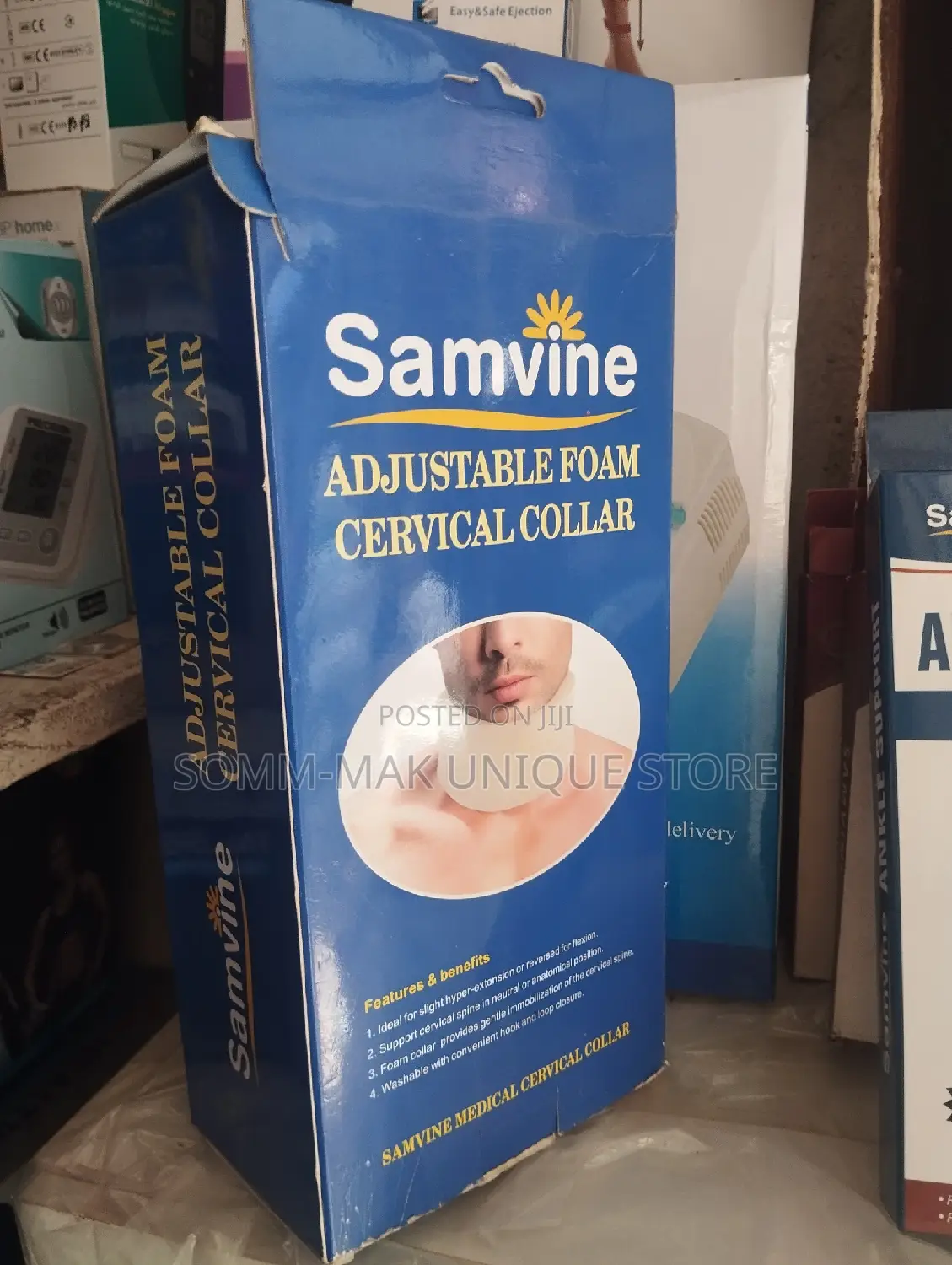 Samvine Adjustable Foam Cervical Collar