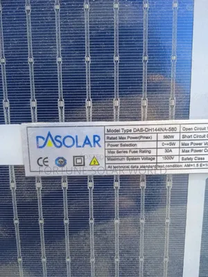 580watt Da Mono Solar Panel