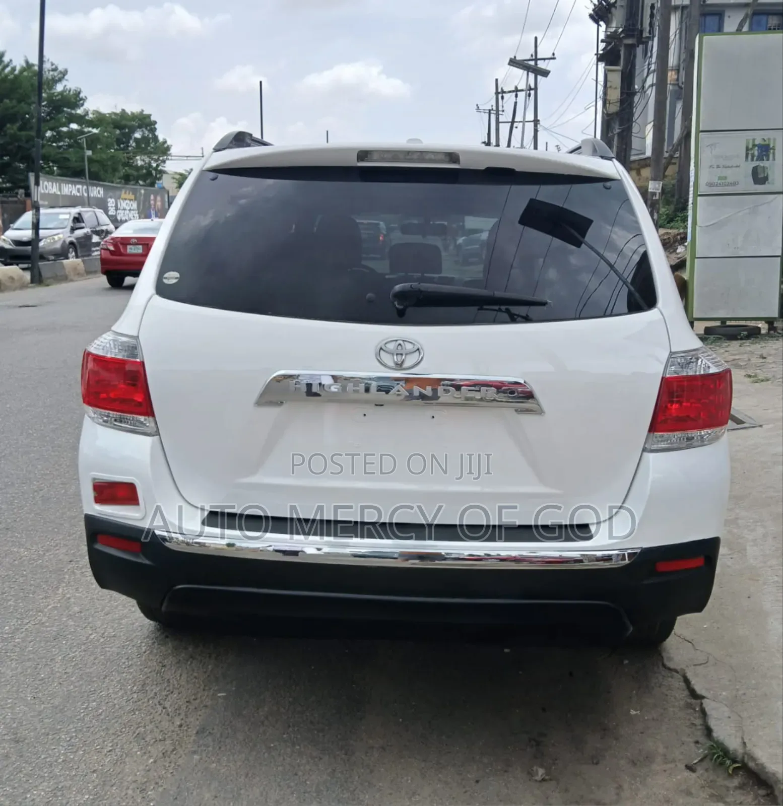 Toyota Highlander Limited 2012 White