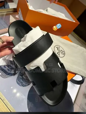 Luxury Hermes Chrype Mule Sandal
