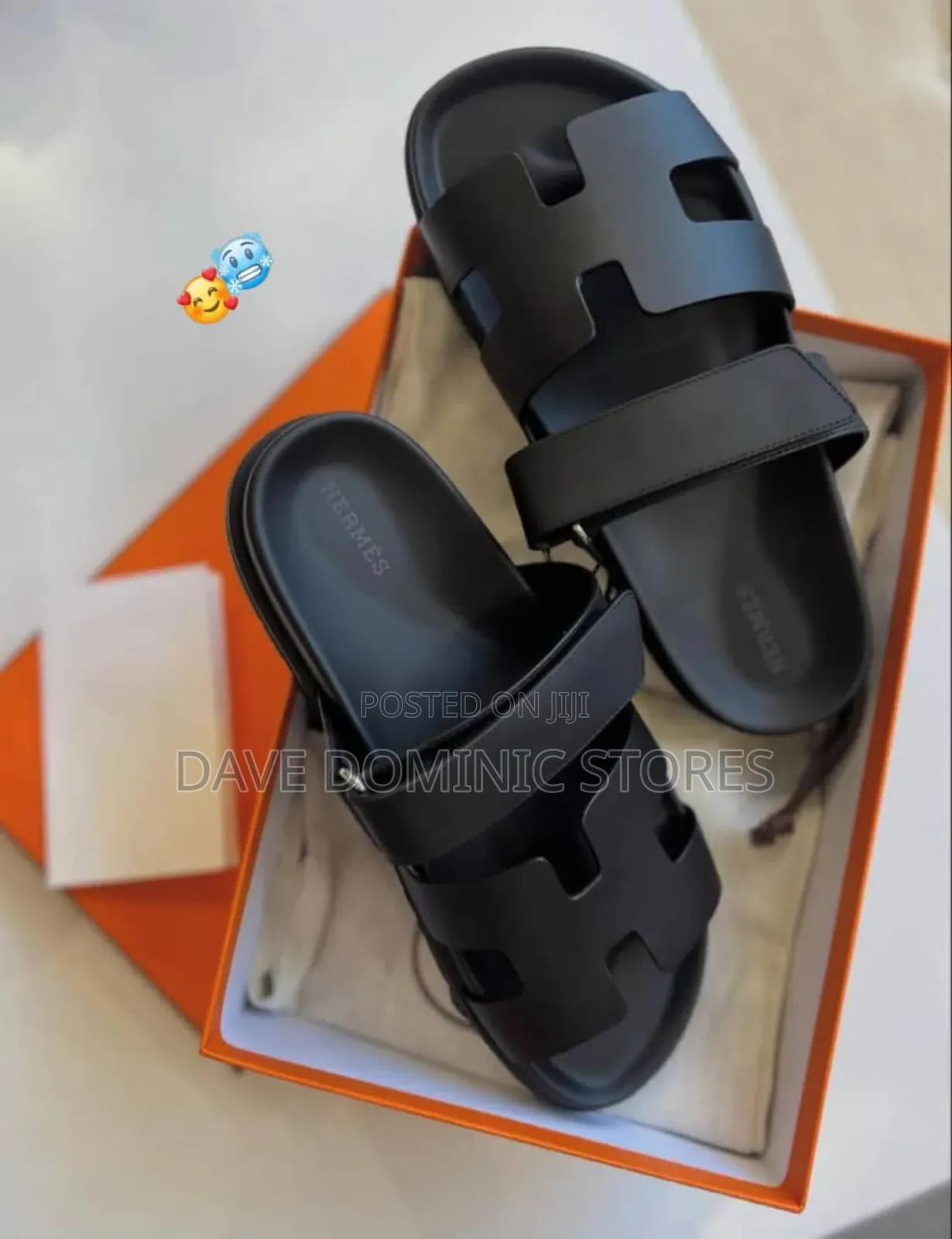 Luxury Hermes Chrype Mule Sandal