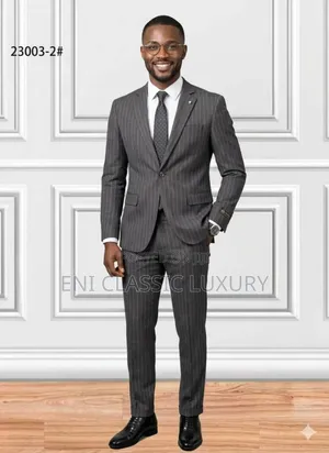 Best Quality Luxury Men's Suits Well Banded Package