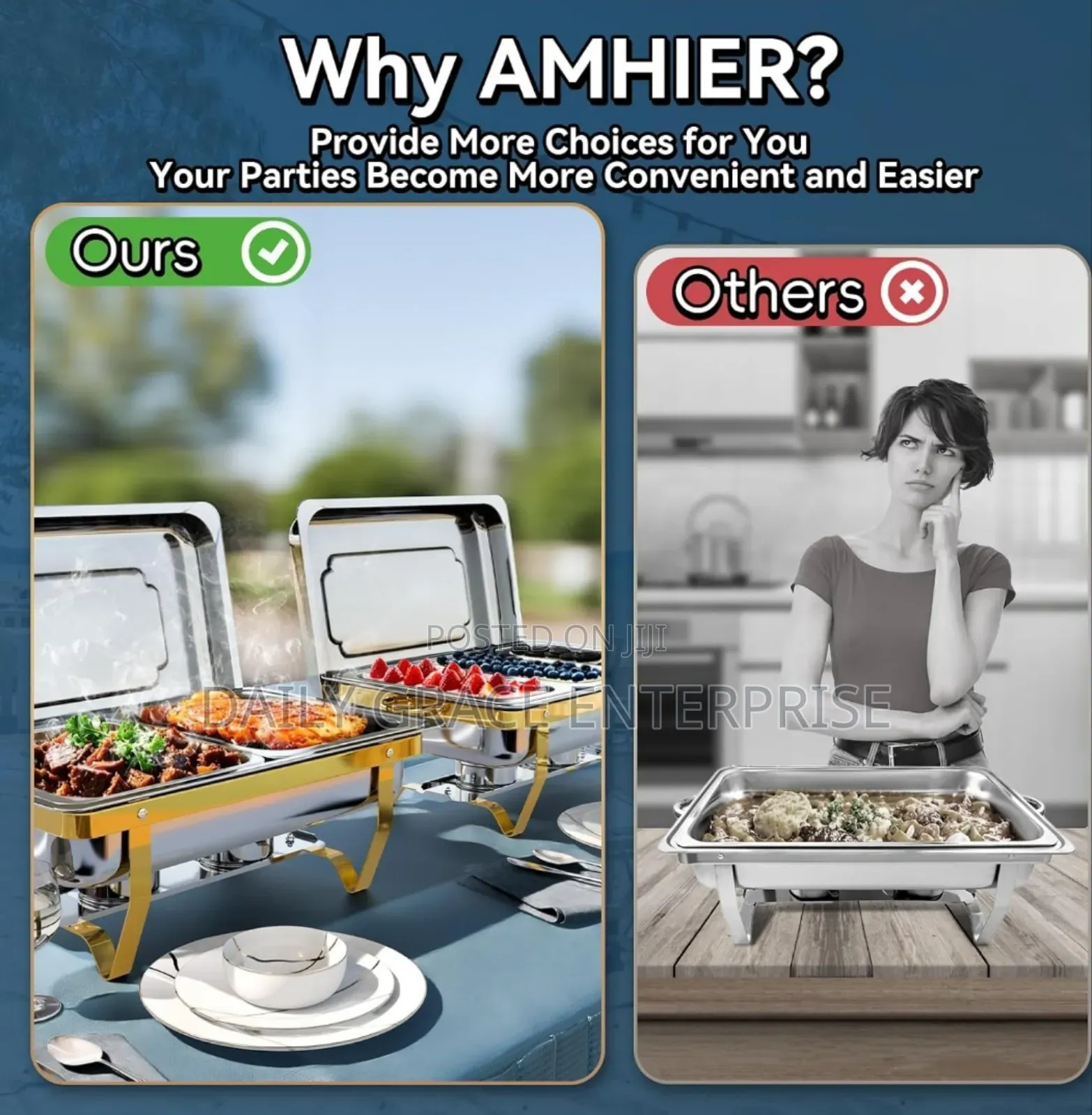 Us Chaffing Dishes[3 Different Types]