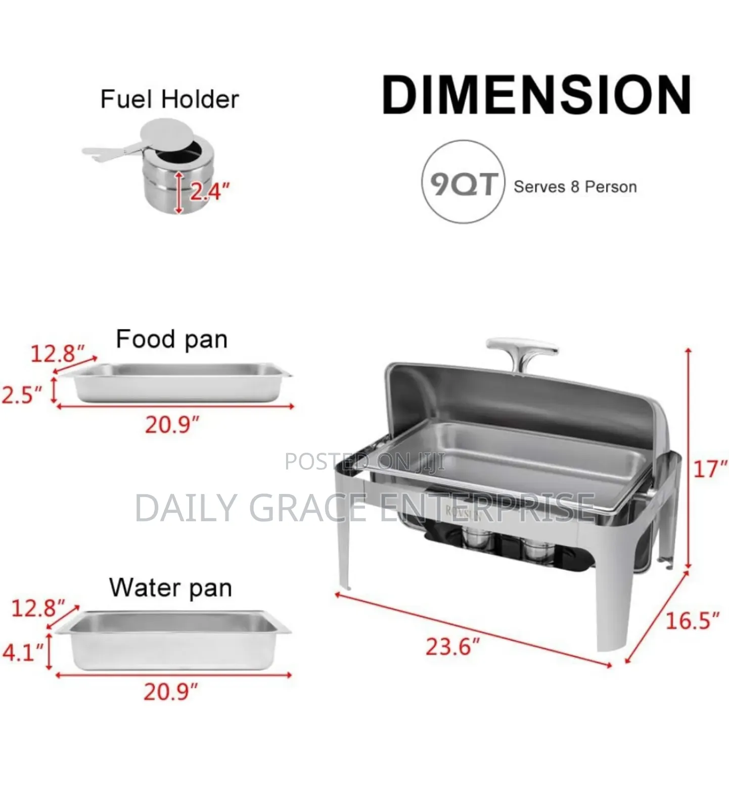 Us Chaffing Dishes[3 Different Types]