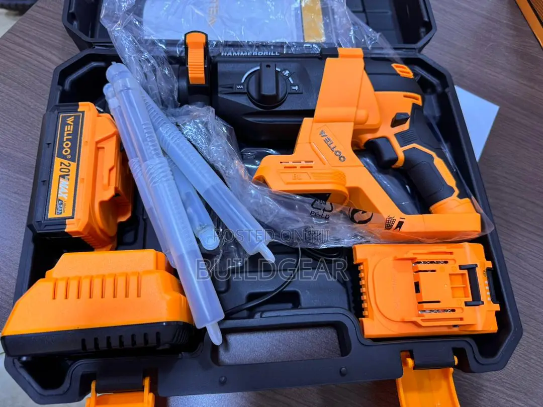Welloo 20v Cordless Rotary Hammer Drill Machine