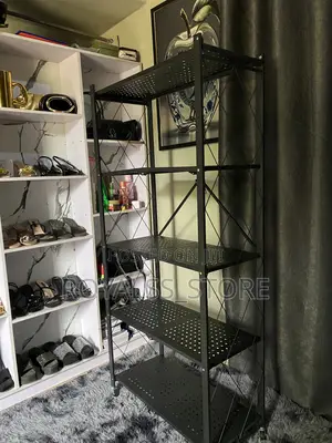 Foldable Metal Kitchen Rack With Wheels - High Quality Anti-Rust Metal