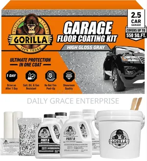 Gorilla Epoxy Garage Floor Coating [12pc]Car Concrete Flopring