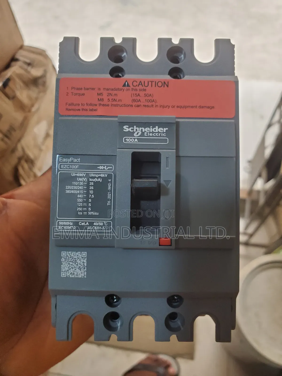 Easypack , Ezc100a 3pole Schneider Breaker