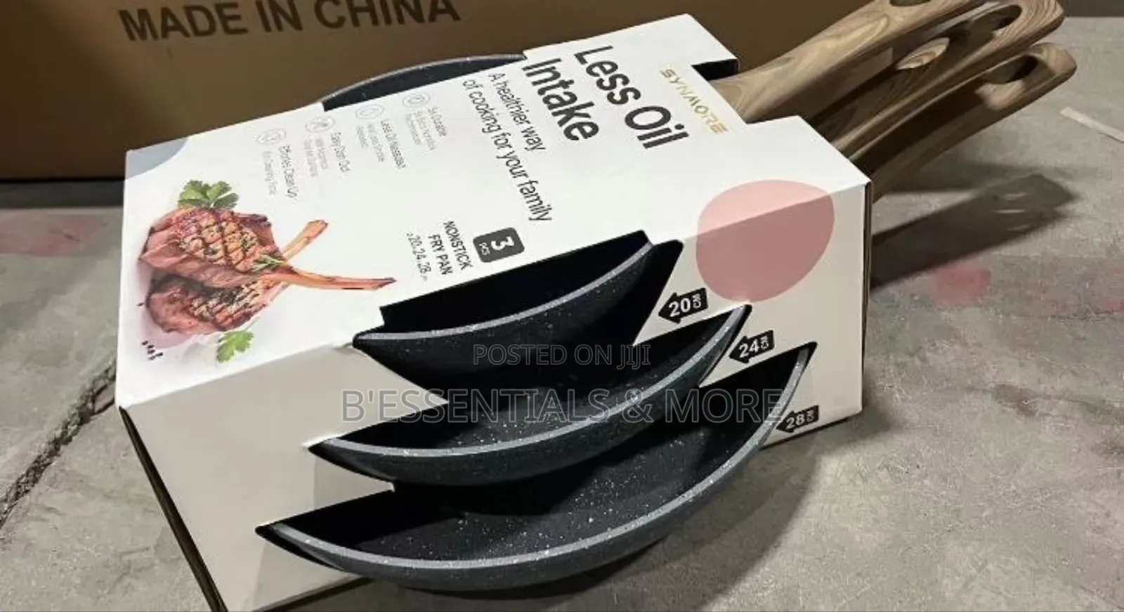 3pcs Set Non Stick Quality Fry Pan 