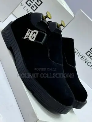 Givenchy Men's Suede Buckle Loafers