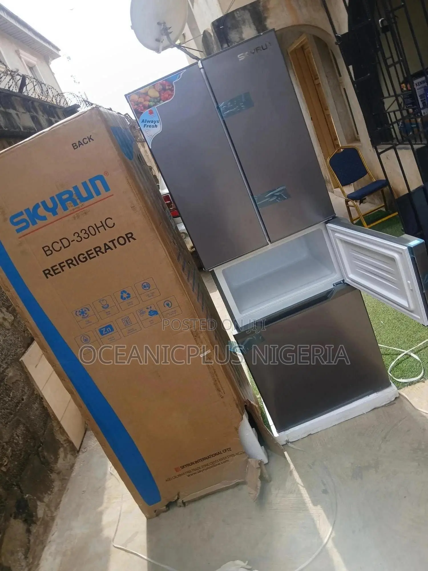 Skyrun Multi Door Refrigerator BCD-330hc 300 Liters