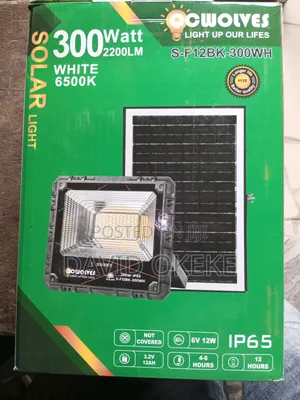 300w Solar Flood Light Separate Panel