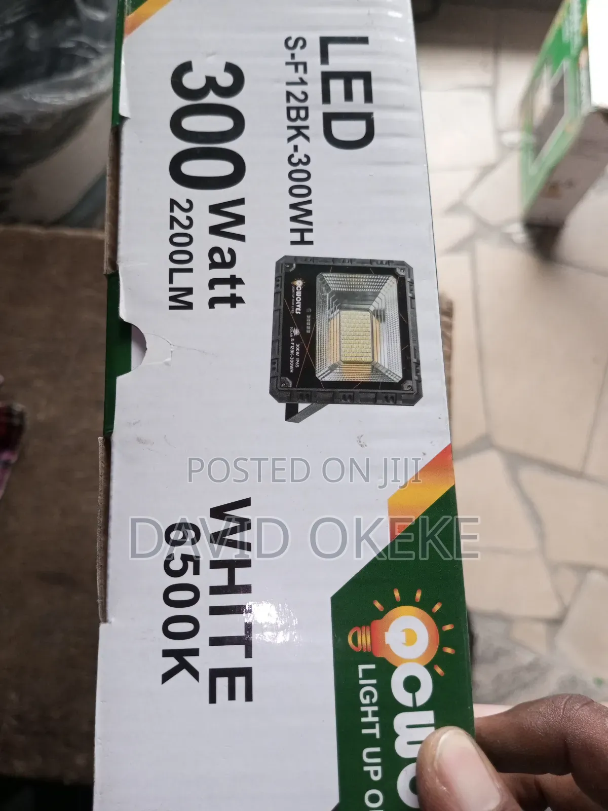 300w Solar Flood Light Separate Panel