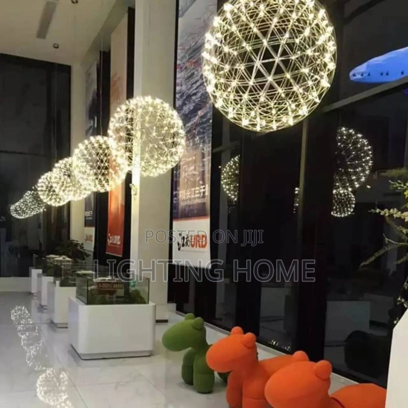 Led Ball Chandelier Light