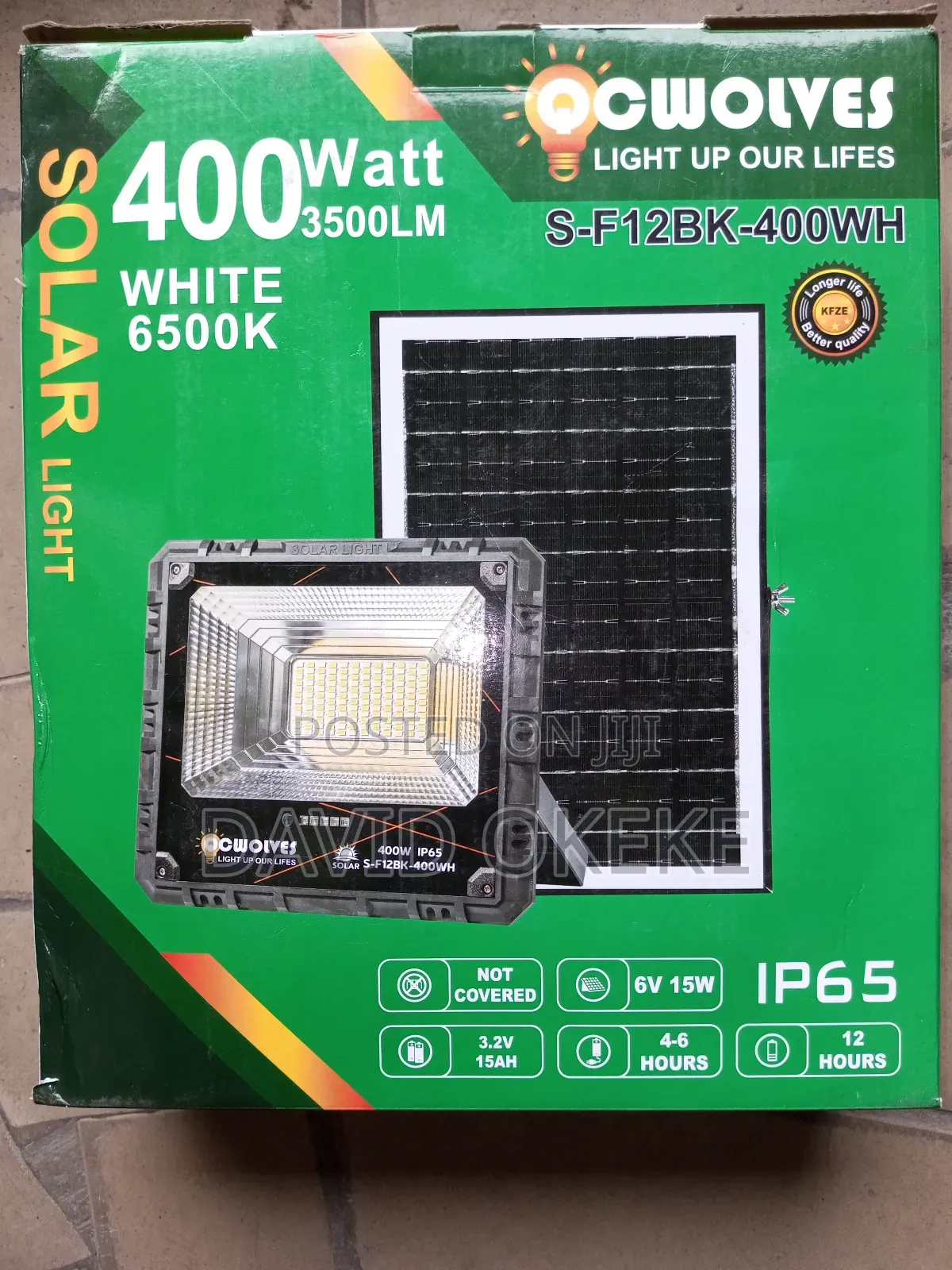 400w Solar Light Separate Panel
