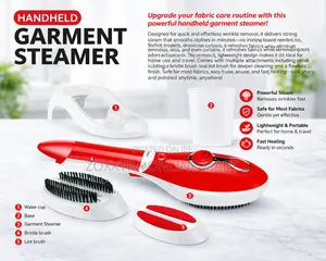 Red Steaming Iron Handheld Garment Steamer