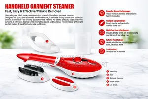 Red Steaming Iron Handheld Garment Steamer