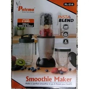 Paloma (750w) 3 Jars Electric Nutri Instant Blender/Smoothie Maker