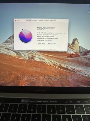 Laptop Apple MacBook 2016 8GB Intel Core i5 SSD 512GB