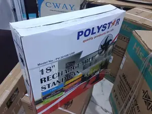 High Quality Polystar Pv-3018b-Usb Standing Fan Rechargeable