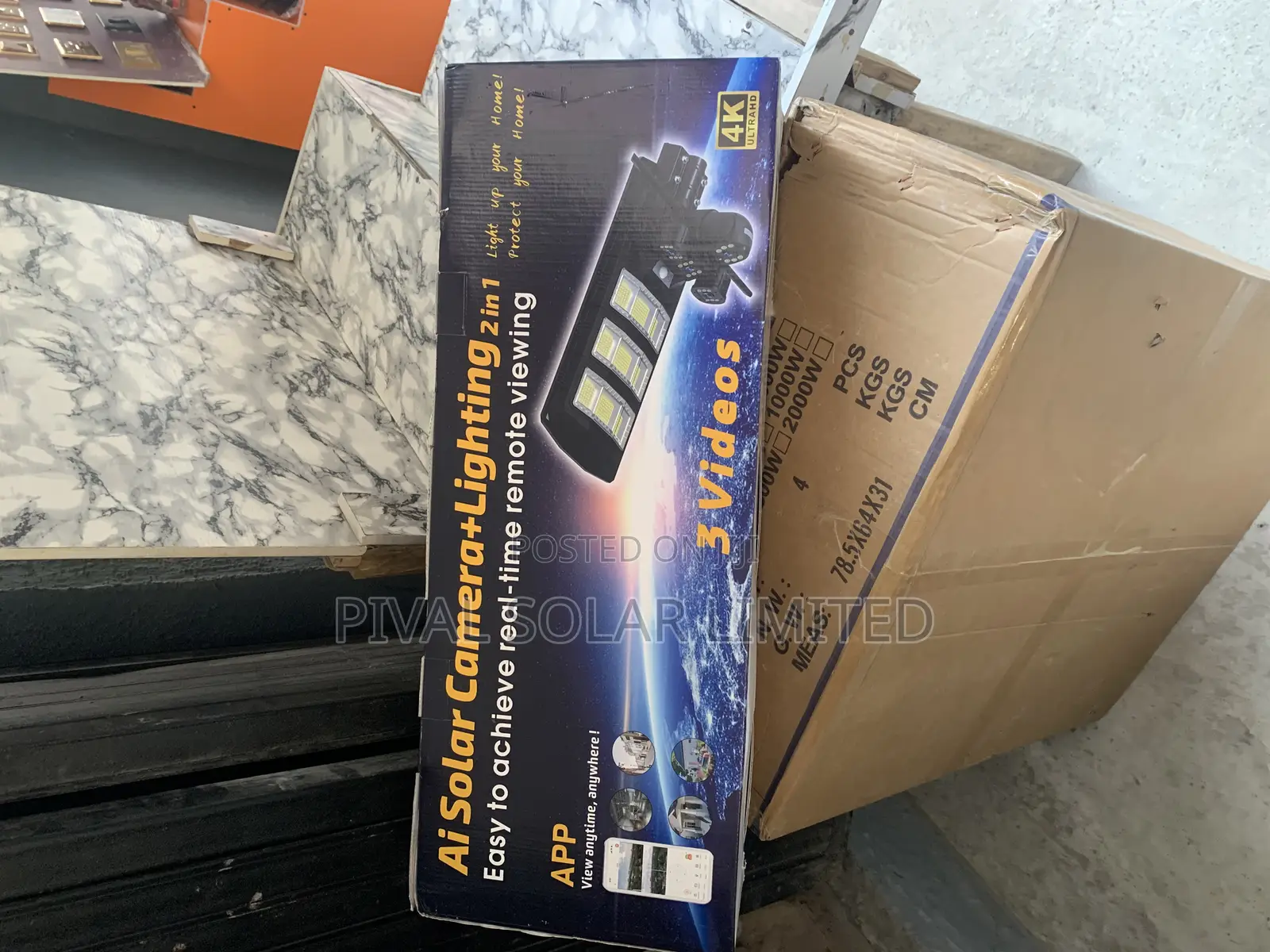 400watts Solar Streetlight With CCTV Camera