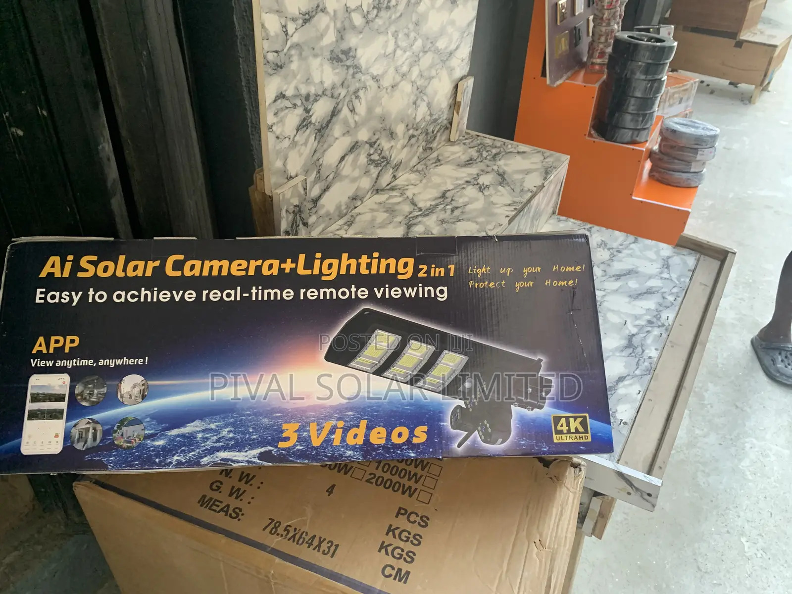400watts Solar Streetlight With CCTV Camera
