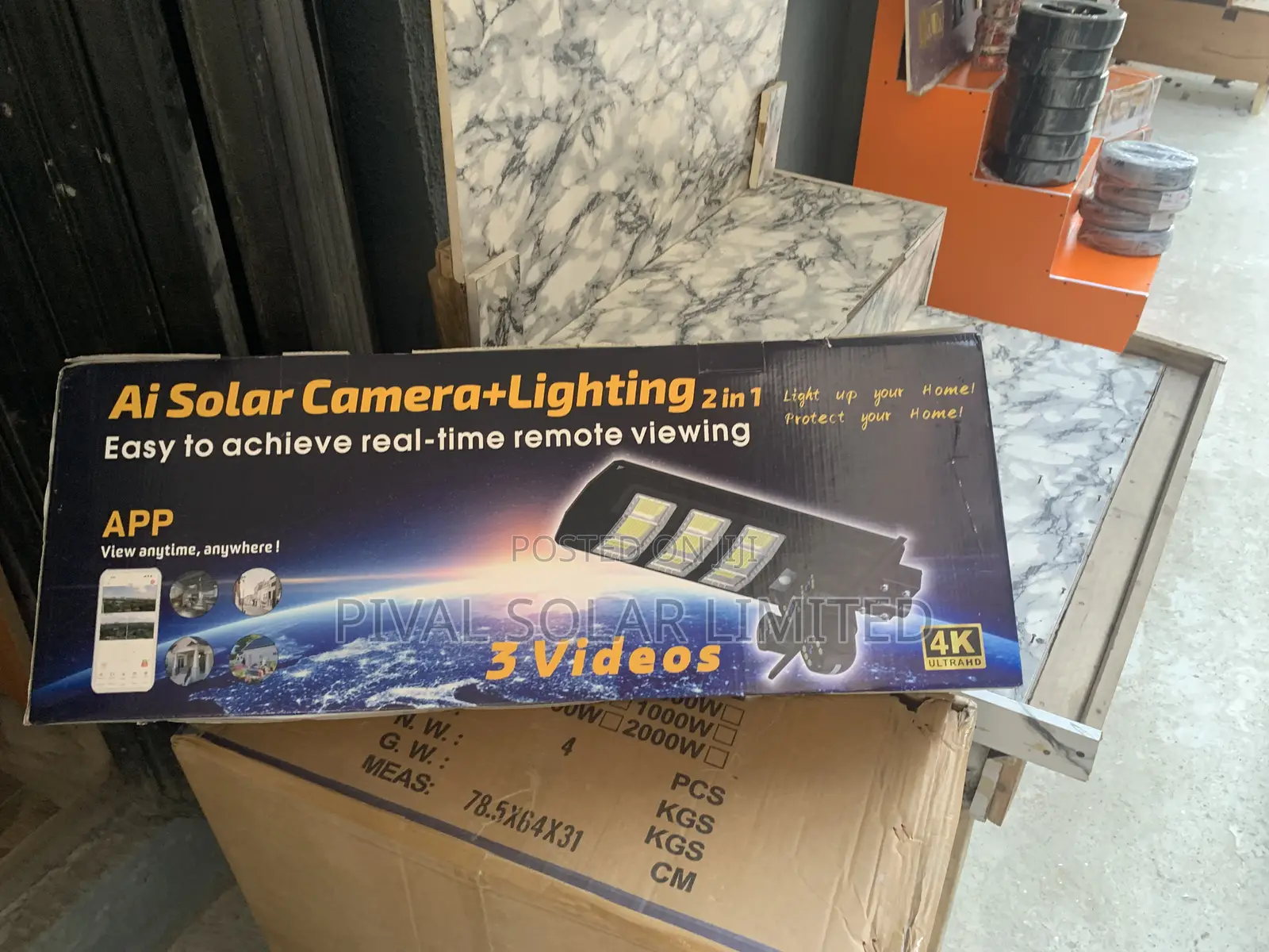400watts Solar Streetlight With CCTV Camera