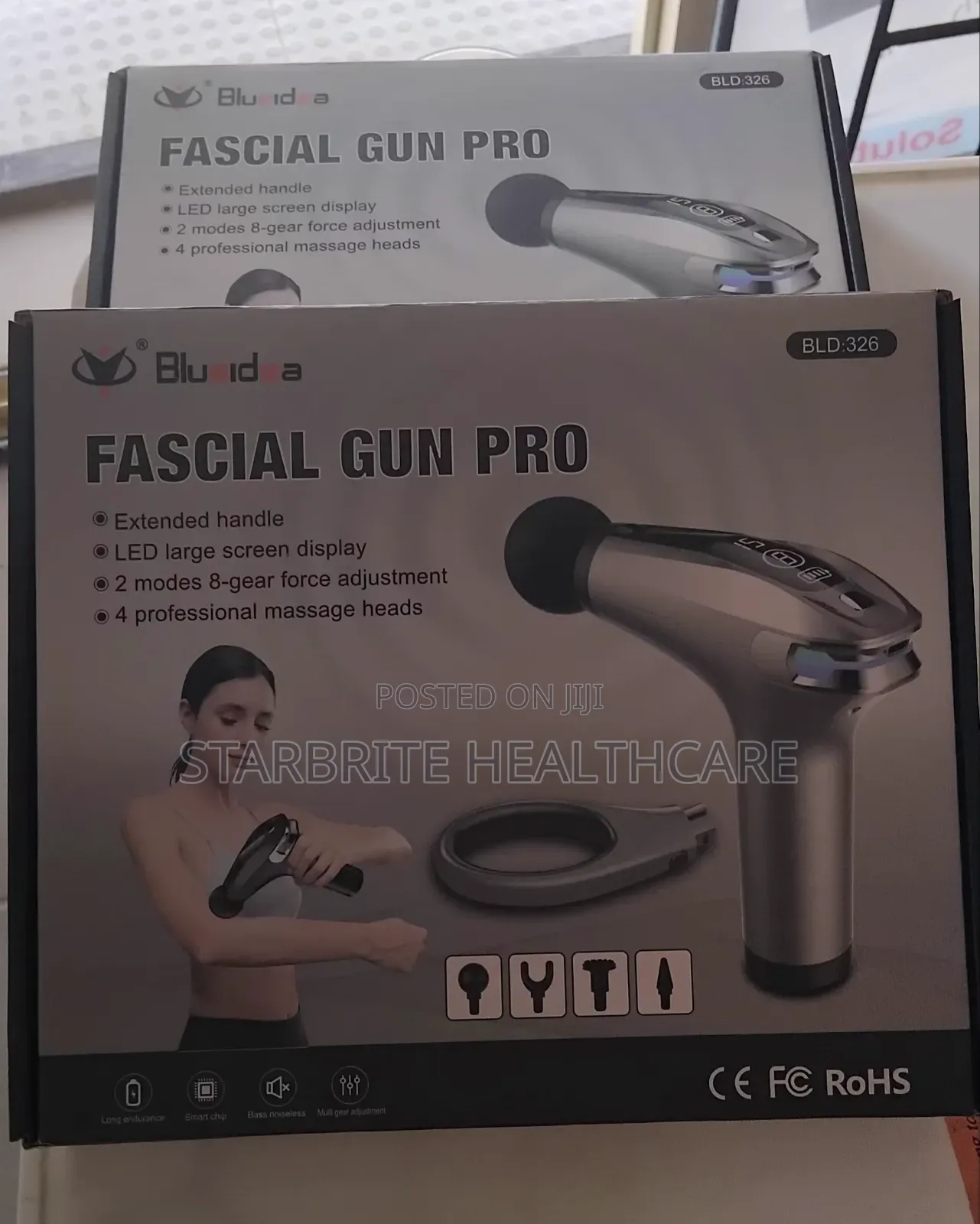 Facial Gun Pro Massager – Compact Power, Deep Relief