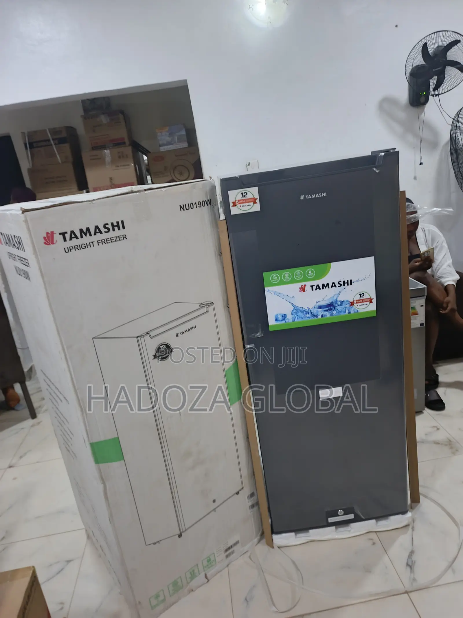 Tamashi Upright Freezer – Silent and Fast Cooling