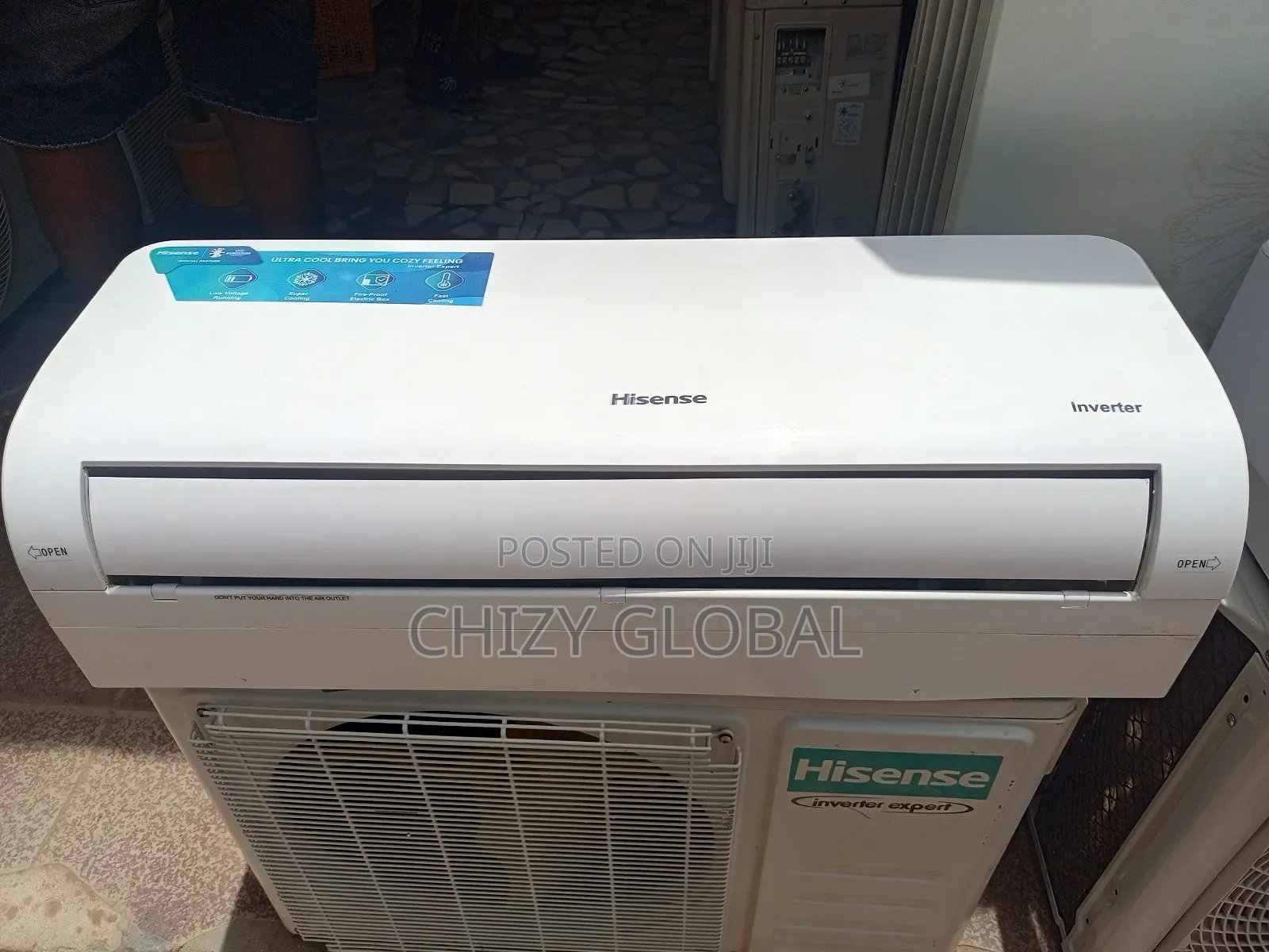 Hisense Felly Used Ac 1hp Split Unit With Safe Delivery