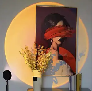 Led Usb Portable Mood Sunset Projector Home Decor Lamp
